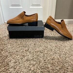 Rockport Men's Tan Leather Slip-On Loafers